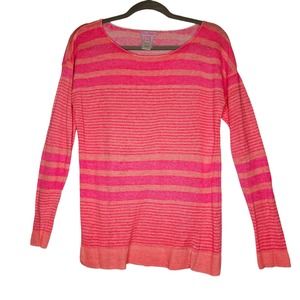 Lilly Pulitzer Medium Camilla Striped Boat Neck Linen Top
